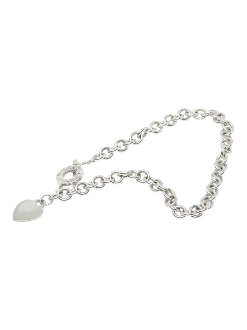 Tiffany & Co Return to Tiffany Heart Tag Toggle Necklace Silver